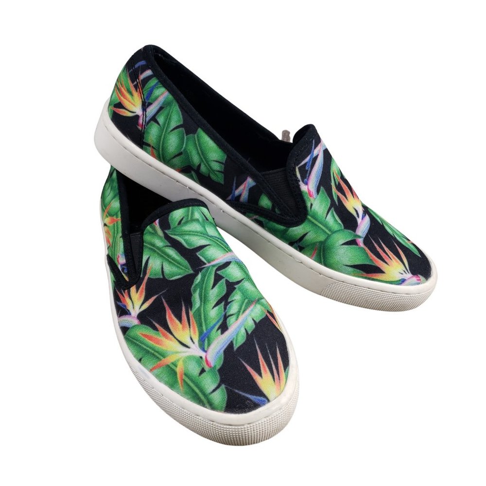 Loud Mouth Sam Bora Bora Tropical Canvas Slip On Shoe 4M